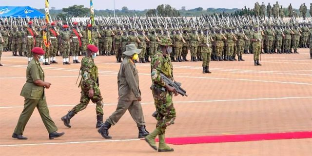 H.e. President Yoweri Kaguta Museveni Officiates At The Graduation Of 